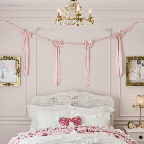 LoveShackFancy Satin Bow Garland (90")