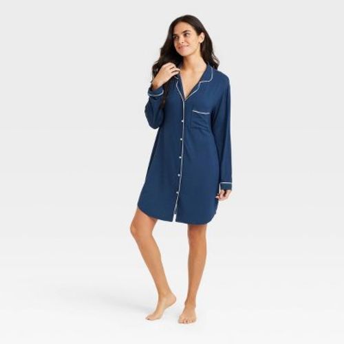 Women's Beautifully Soft Notch Collar NightGown - Stars Above™