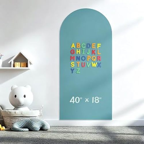 40 x 18 Arch Magnetic Wall Decal, Light Blue