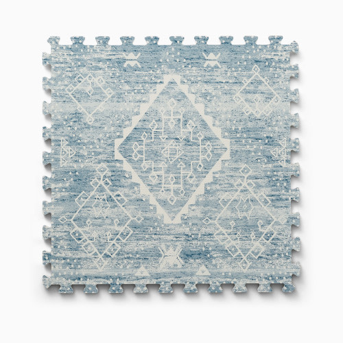 House of Noa Little Nomad Play Mat | Ula - Indigo, 8X8