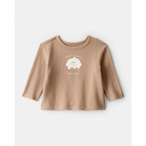 Baby Boy Baked Rolls Long-Sleeve Tee - Brown - Carter's | Carter's