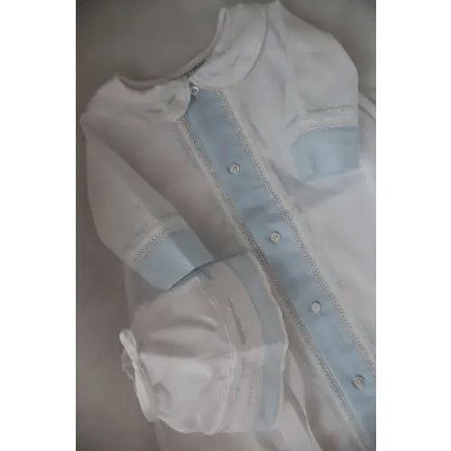 The Charles Day Gown and Bonnet Set — Libby Priere Heirloom Children's Clothing
