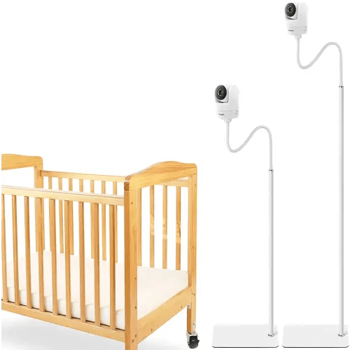 iTODOS Baby Monitor Floor Stand Holder Compatible with Vtech VM901/VM919/VM819/VM924/VM776/VM818 Baby Monitor,Keep Baby Away from Touching,Strong and Heavy Metal Materials,More Safety