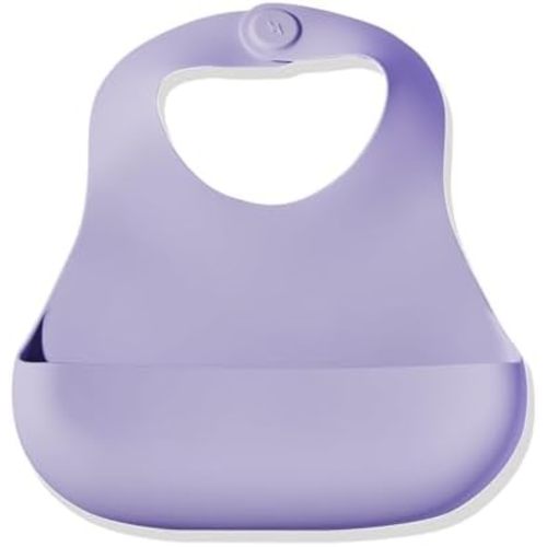 Magnetic Silicone Baby Bib – Waterproof, Dishwasher Safe, BPA Free Food-Grade, Feeding Bib for Infants and Toddlers