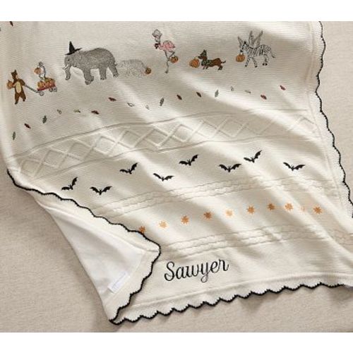 Riley Sheehey Halloween Heirloom Baby Blanket , Multi