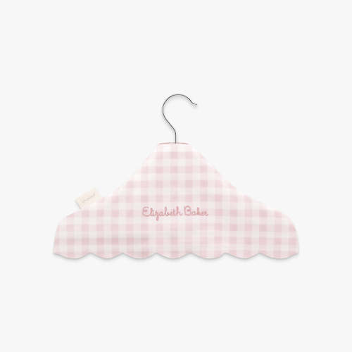 Children's Hanger - Pink Gingham | Gooselings