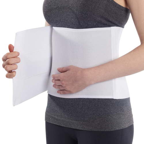 NYOrtho 3 Panel Abdominal Binder Stomach Compression for Women and Men Belly Band, 45”-60” Waist 9” High