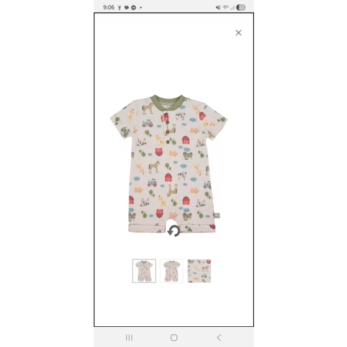 Rugged Bear Green Farm Romper at Tractor Supply Co