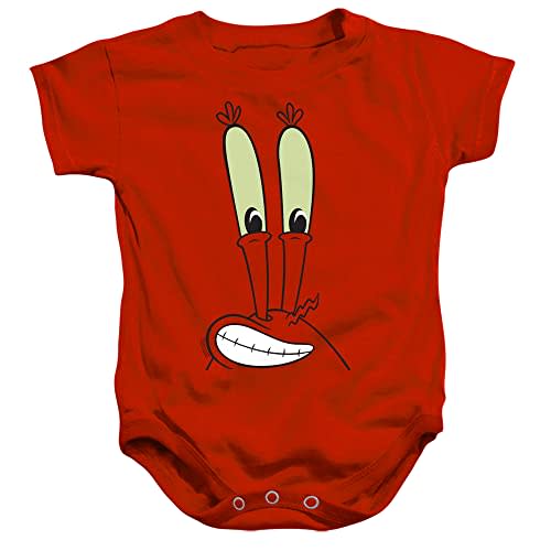 Spongebob Mr. Krabs Smile Face Infant Baby Boys & Girls Onesie Snapsuit