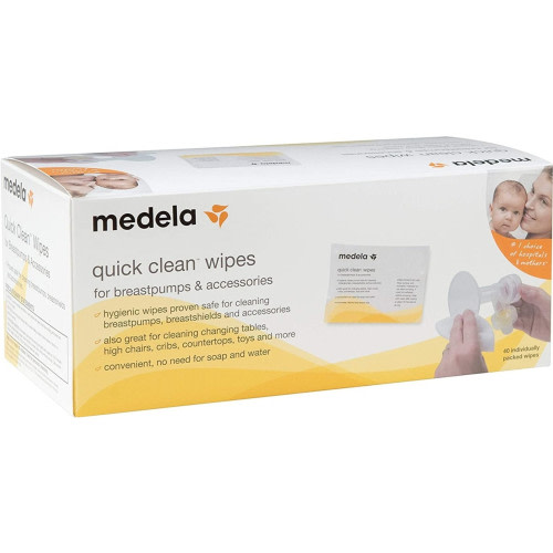 Medela Quick Clean Wipes for Breast Pump & Accessories