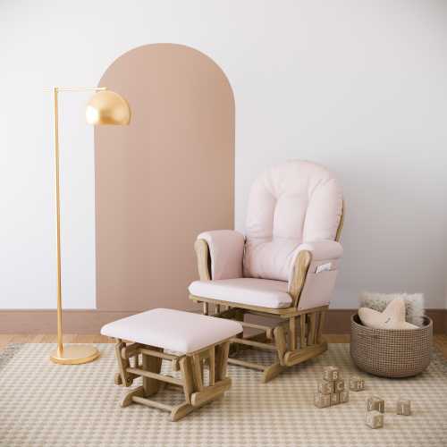 Storkcraft Hoop Glider and Ottoman | Ashley