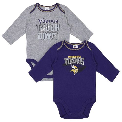 Gerber Baby NFL Team 2 Pack Long Sleeve Onesie Bodysuit