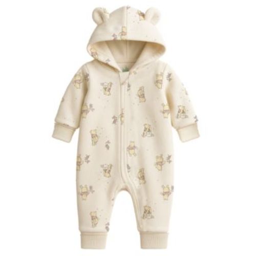 Baby Boys or Baby Girls Pooh Hooded Coverall
