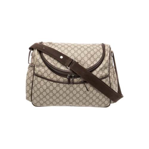 GG Canvas Diaper Bag