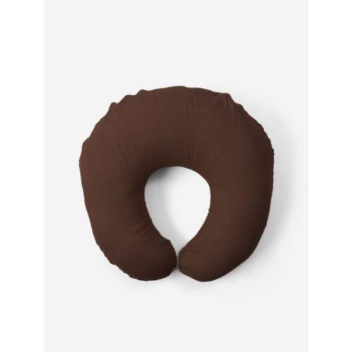 Linen Nursing Pillow - Chocolate