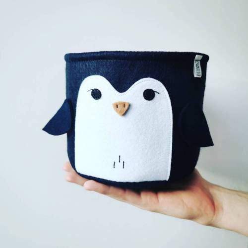 Small Felt Penguin Basket Inspired Nordic Christmas Christmas - Etsy