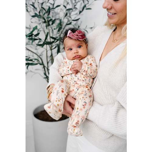 Zipper Footie - Rachel
