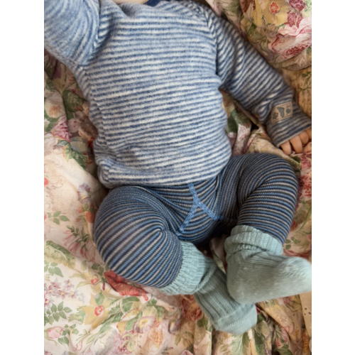 Wool tights stripes