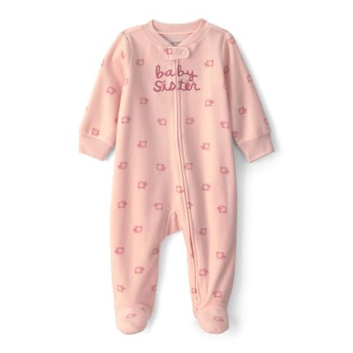 Carter's Baby Girls' Fleece Sleep and Play