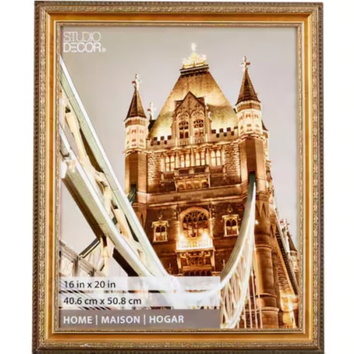 Home Gold Pompeii Wood Wall Frame by Studio Décor®