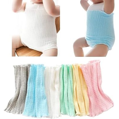 Baby Belly Button Band Cotton Gtube Covers Belly Protector Wraps Bellies Hernias Truss for Baby Toddler Boys Girls