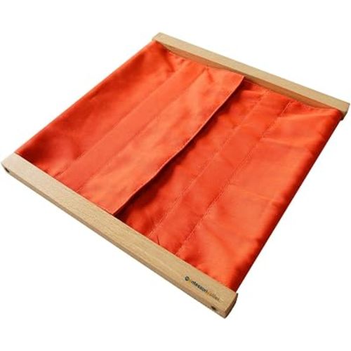 MONTESSORI OUTLET Snapping Frame | Practical Life Skill Tool for Toddlers & Preschoolers | Learn to Snap Clothes, Develop Fine Motor Skills & Independence (Ages 3-6)