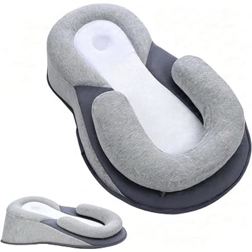 Anti Reflux Pillow, Upgrade Acid Reflux Feeding Support Lounger Pillow, Lounger Reflux Wedge Breastfeeding Nursing (A)