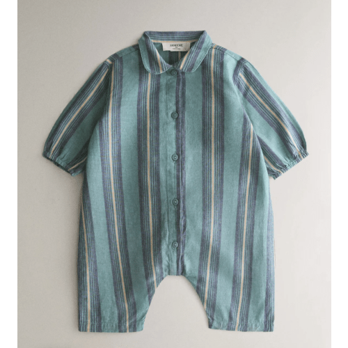 Baby Striped Footed Romper
