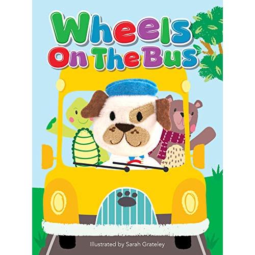 Wheels on the Bus - Finger Puppet Board Book - Novelty Board Book