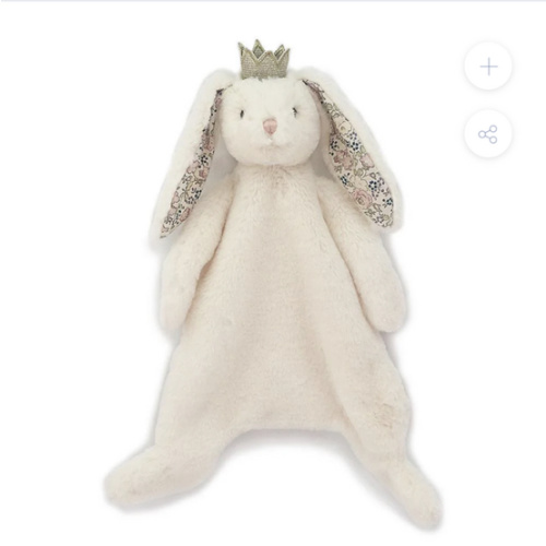 Princess Bunny Baby Security Blanket Faith
