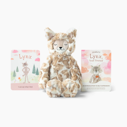 Slumberkins, Inc. Kin & Book Bundle - Lynx's Self Expression