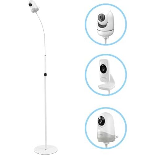 VOMENC Universal Baby Monitor Floor Stand Holder for Hello Baby HB50/Hellobaby HB6550/HB6558/HB65 HB66 HB248/ANMEATE SM935E/JUAN2215 and VTimes302 Baby Monitor Camera