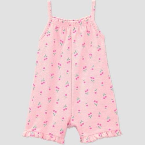 Carter's Just One You® Baby Girls' Cherry Graphic Romper - Pink 18M