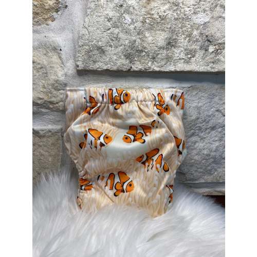One Size Pocket "Fishy Fishy"-In Stock