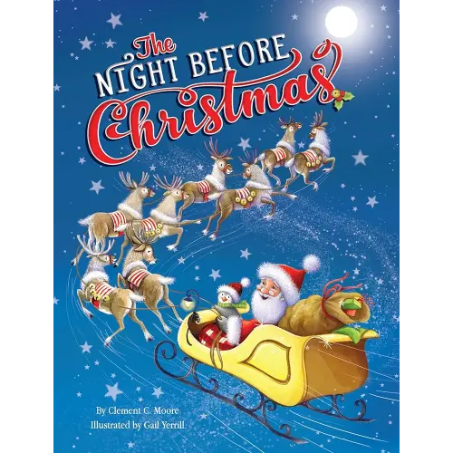 The Night Before Christmas - Children's Padded Board Book - Holiday