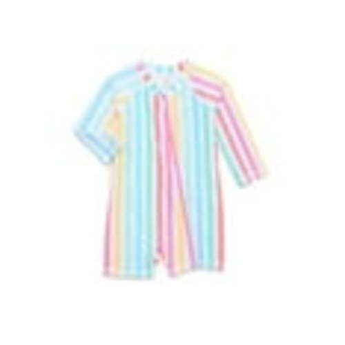 Wonder Nation Baby One-Piece Rash Guard Swimsuit, Sizes 0/3M-12M