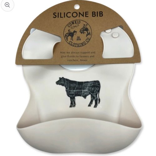 Cream Beef Cuts Bib – Cowkid Clothing Company