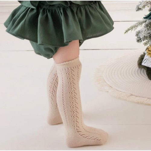 Jasmine Lace Cotton Socks – Olive and Cradle