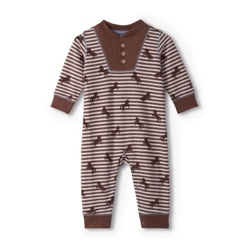 Ranch Horses Henley Romper