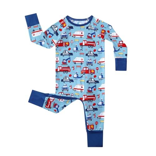 Baby Boys Girls Romper Long Sleeve Jumpsuits Infant Unisex One-Piece Bamboo Viscose Zipper Mitten Rompers