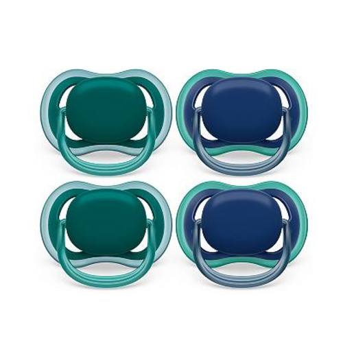 Philips Avent Ultra Air Infant Pacifier 4-Pack with Sterilizer Carry Case