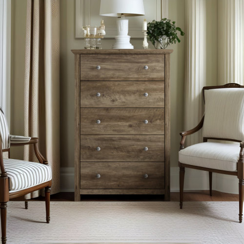 Wade Logan® Tevrat 5 Drawers 31.1" W Dresser & Reviews | Wayfair