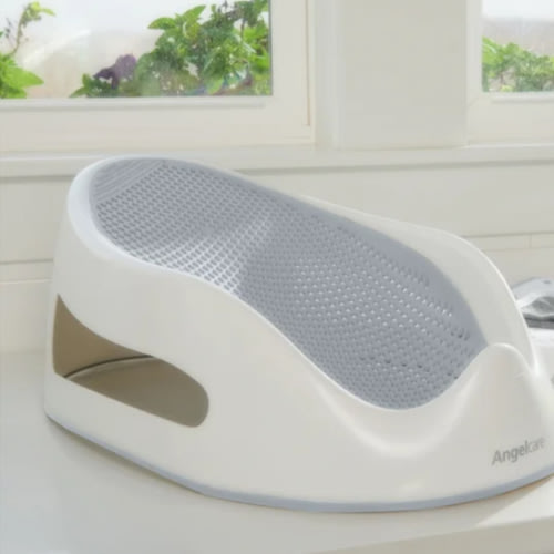 Angelcare Baby Bath Support (Gray) | Ideal for Babies Less Than 6 Months Old