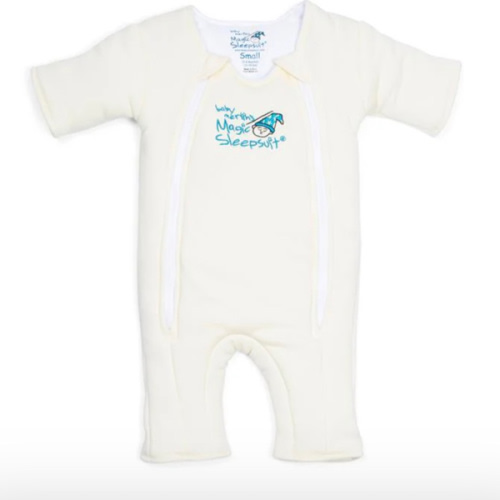 Cream Baby Merlin’s Magic Sleepsuit | Soft 100% Cotton Infant Sleepsuit