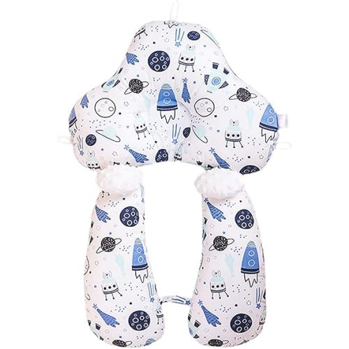 Wedge Pillow for Newborns,Adjustable 45 Degrees to Provide Front and Rear Support,Daily use,it Provides a Comfortable Sleeping Experience and is Suitable for Travel (E)