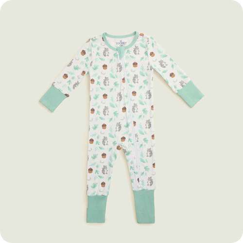 Gray Squirrel Footie Pajamas