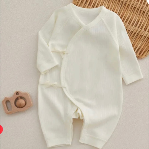 Baby Solid Color Kimono Romper