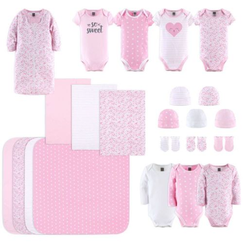 The Peanutshell Newborn Gift Set - Floral Love - 23pc