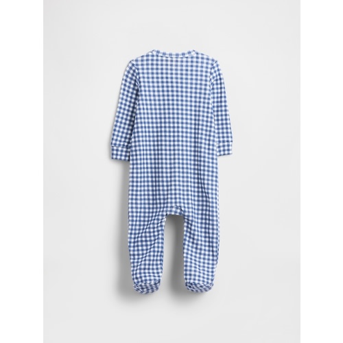 Baby Print Two-Way Zip One-Piece