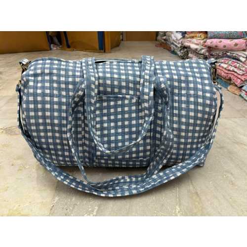 Cottagecore Gingham Duffle Bag, Large Capacity Bag, Travel Overnight Bag, Weekend Carry Bag, Vacation Bag, Sports Luggage Bag